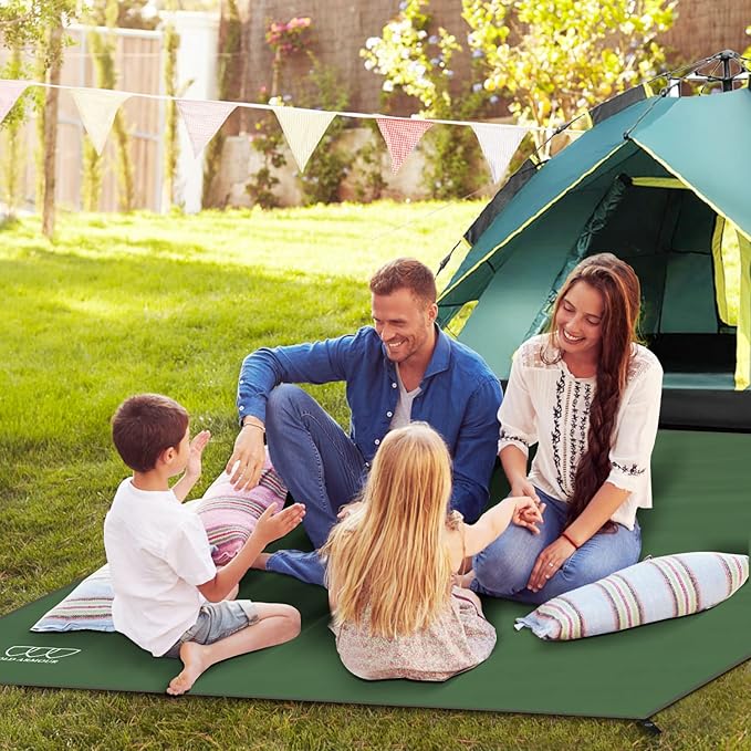 Gold Armour Tent Footprint, Camping Tarp Waterproof Ultralight - 84x60in | 84x84in | 84x96in | 82x106in | 120x108in | 120x120in | 120x144in Floor and Ground Tarps Gear Equipment (Army Green 82x106in)