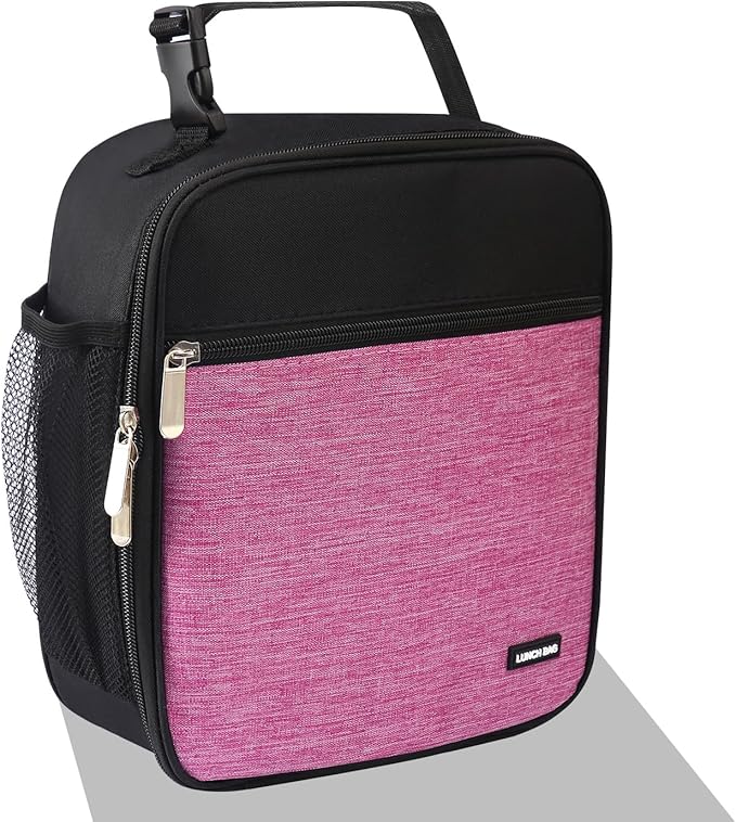 Lunch box Lunch bag for men women Insulated Lunchbox Lunch bags for Work Picnic Travel (Thicken purple)