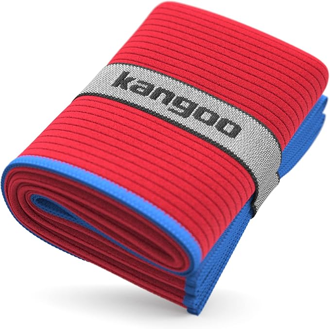 Kangoo Ribbed Microfiber Towel – Super Absorbent and Quick Dry, Suitable for Travel, Beach, Camping, Gym, Pool, Yoga (Red)