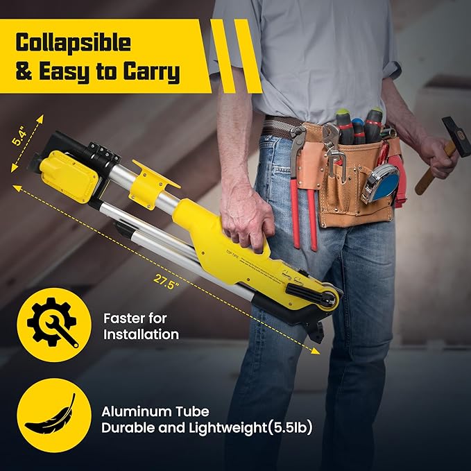 Rechargeable Cordless LED Work Light with Stand 8000 Lumen Portable LED Portable Job Site Lighting Dimmable Led Work Light for indoor/outdoor Lighting(Yellow)