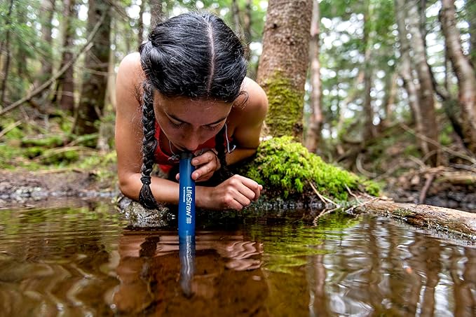LifeStraw Personal Water Purifier for Hiking, Camping, Travel, and Emergency Preparedness