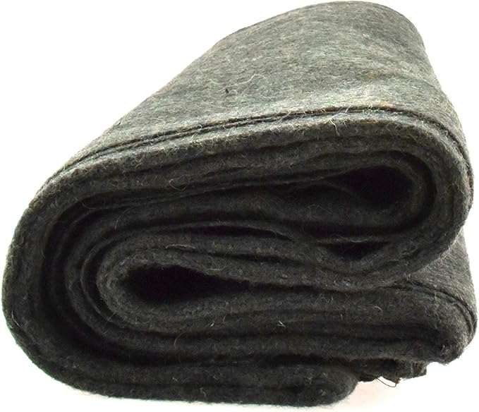 SE Green 64” x 84” 4-lb. Warm Blanket with 80% Wool - BI64846GN