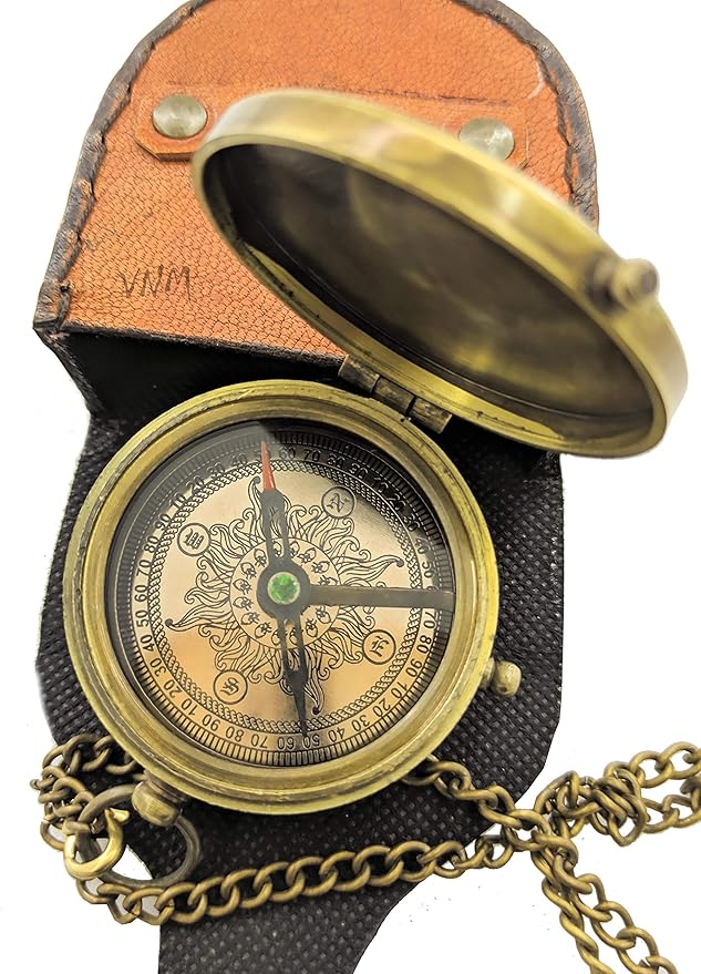Brass Engraved Compass | I Love You (Home Wherever We Go Together) | Gift Compass, Camping Compass, Engraved Compass, Confirmation Gift Ideas