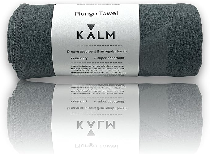The Plunge Towel Gray Blue