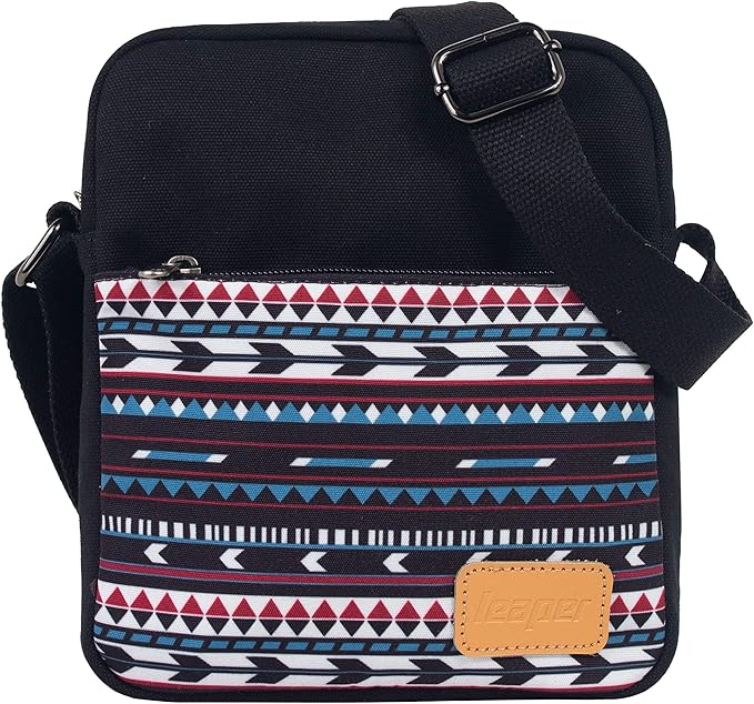 Leaper Girls Crossbody Purses for Kids 2 PCS Cross Body Bag Women Messenger Bag Girls Canvas Bag Cross Body Purse Set