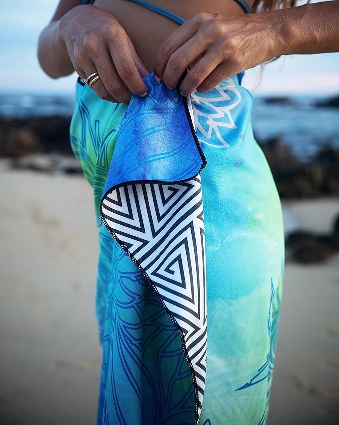 Elite Trend Microfiber Beach Towel - Extra Large 78x35 Inch Sand Free Quick Dry Towel for Travel, Swimming, Pool, Yoga, Hiking, Camping – Lightweight Fast Drying Microfiber Towel Compact for Adults