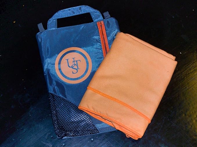 UST Microfiber Towel with Absorbent, Quick Dry Material and Lightweight Carry Bag for Sports, Gym, Camping, Backpacking, Kayaking, Hiking and Outdoor Survival