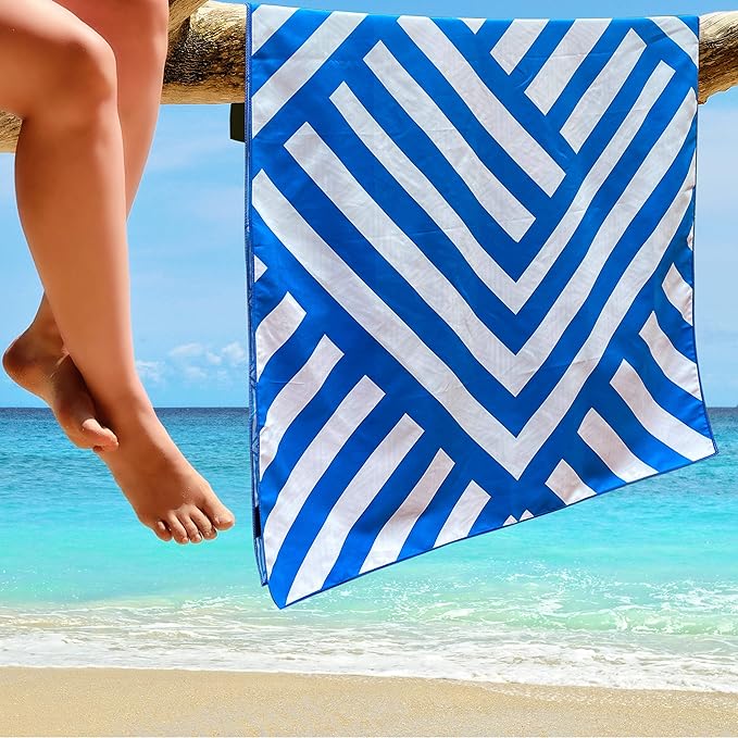 Elite Trend Microfiber Beach Towel - Extra Large 78x35 Inch Sand Free Quick Dry Towel for Travel, Swimming, Pool, Yoga, Hiking, Camping – Lightweight Fast Drying Microfiber Towel Compact for Adults
