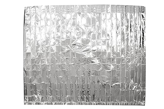 Primacare CB-6831 Emergency Mylar Thermal Foil Blanket, Lightweight and Durable Insulation Mylar Material, Perfect for Outdoors, Hiking, Survival, First Aid, 62" x 82"
