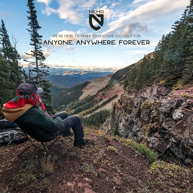 NEMO Moonlite Reclining Camp Chair - Smolder