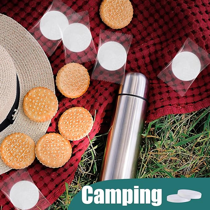 MCPINKY Compressed Towel Tablets, 42PCS Compressed Travel Towels Disposable Portable Magic Towels for Camping Hiking Face Washing Toilet and Outdoor Activities