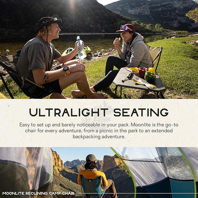 NEMO Moonlite Reclining Camp Chair - Huckleberry