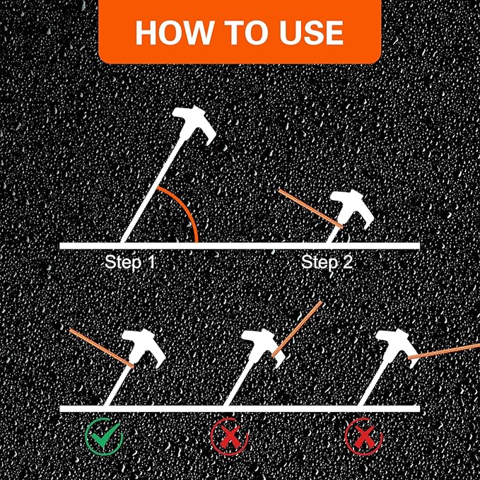 Tent Stakes Heavy Duty,8" Screw in Tent Stakes,8pc Ground Anchors Screw in with Hex Head Driver,Heavy Duty Threaded Tent Stakes,Tent Pegs Camping Stakes,Metal Threaded Tent Spikes for Outdoor Camping