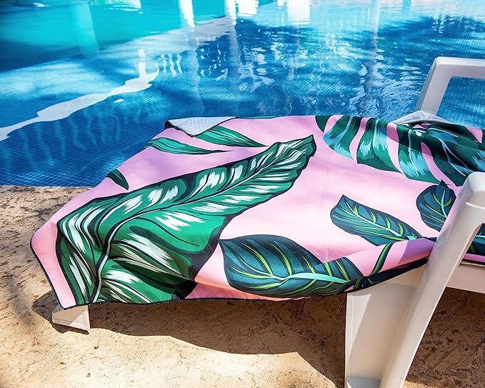 Elite Trend Microfiber Beach Towel - Extra Large 78x35 Inch Sand Free Quick Dry Towel for Travel, Swimming, Pool, Yoga, Hiking, Camping – Lightweight Fast Drying Microfiber Towel Compact for Adults