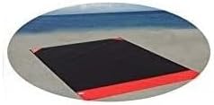 Meafteryou Outdoor Pocket Blanket,Sand-Free Fast Dry Waterproof for Beach,Travel,Hiking,Camping with 4 Built-in Ground Stakes (Grey,43x63 Inch)