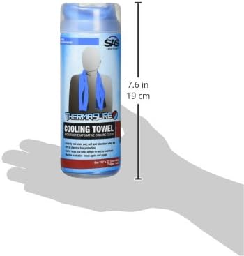 SAS Safety 7300-01 ThermaSure™ Microfiber Cooling Towel - Blue - Retail