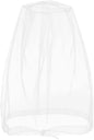 Cinvo Head Net Hat Bug Net Face Netting for Bugs No See Ums Insects Gnats Biting Midges from Outdoor Activities, Spacious Net Room Works Over Most Hats Comes with Free Stock Pouches- White