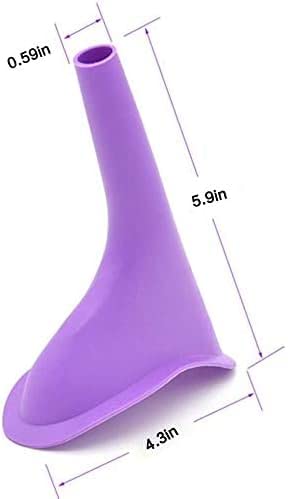 8 PCS Portable Reusable Men's and Women's Outdoor Urinal Funnel, for Camping Trips, Hiking Gear, Traffic jams and queues.