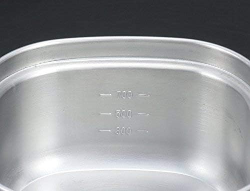 UH-4202 Stainless Steel Square Ramen Cooker, 0.3 gal (1.3 L), Made in Japan, Made in Japan