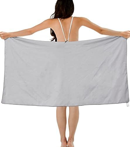 Microfiber Towel for Body, Microfiber Beach Towel, Backpacking Towel,Camping Towels Fast Drying Lightweight,Soft Compact Lightweight Quick Dry Fitness Hiking Yoga Camping Travel Towel