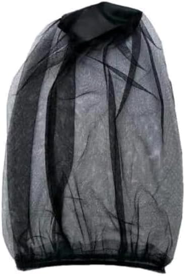 Suitable for Men and Women Outdoor Fishing Hiking Camping Mountaineering Anti-bee Anti-Mosquito Head Net Veil Masks(4pcs) Black