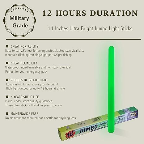 DREAM GLOW Jumbo GlowSticks