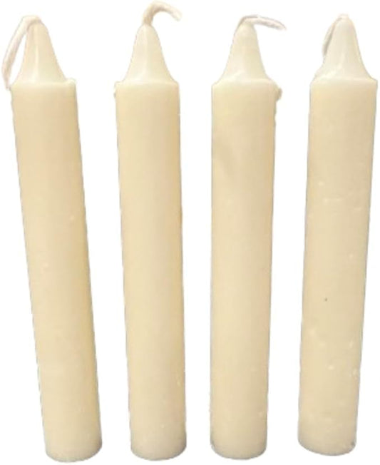 5"" Emergency Household Multi-Purpose Candles (4 Pack), 5 Hour Burn Time, White