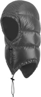 Winter Warm Ultralight Down Hood Waterproof Sleeping Bag Outdoor Camping Windproof Down Cap Hat with Storage Bag