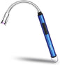 MeeToo Lighter Electric Candle Lighter Rechargeable USB Lighter Plasma Arc Lighter for Candle Camping (Dark Blue)
