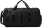 ZUEVI Sports Gym Duffel Bag for Men or Women Waterproof Weekender Travel Bag with Shoes Compartment Dry and Wet Separation for Training Swim Yoga(Black)