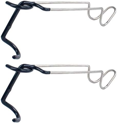 Sutekus Camping Hook Hanger Tent Accessories Multifunction Camping Lantern Hook Non-Slip Lamp Hanger 2Pack