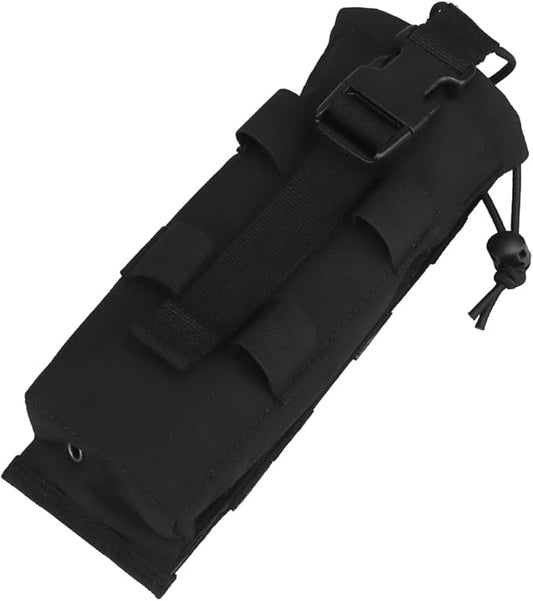 Tactical Radio Holster Duty Belt Walkie Talkie Pouch Mode of Eversion MOLLE Radio Pouch for Vest,Compatible PRC 152 148 Mainstream Military intercom Models