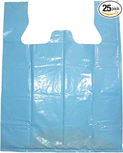 Sani-Bag+ by Cleanwaste Commode Liners, 25 Individually Wrapped Liners Sanitary-for Home Hospice Self Contained Waste Disposal, Absorbent Liner w/Gel Powder to Solidify Liquids, Odor Free Spill Proof