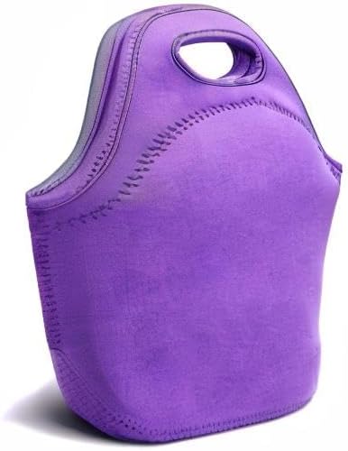 Neoprene Lunch Bags Thermal Insulated Lunch Tote Bag Reusable Washable Neoprene Picnic Bag for Women Men