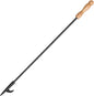 Fire Poker for Fire Pit, 32 inch Fireplace Poker Premium Solid Steel Fire Pit Poker Campfire Poker for Fireplace Camping Wood Stove Indoor and Outdoor - Rust Resistant Black Finish