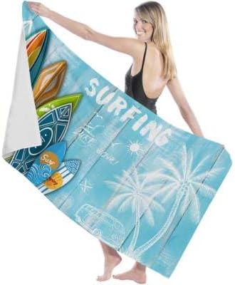 Set of Two Microfiber Beach Camping Surfing Quick Dry Sand Wicking Towels - Camping & Surfing