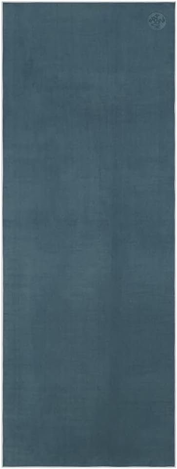 Manduka eQua Yoga Mat Towel - Quick Drying Microfiber, Lightweight, Easy for Travel, Use in Hot Yoga, Vinyasa and Power, 72 Inch (182cm)