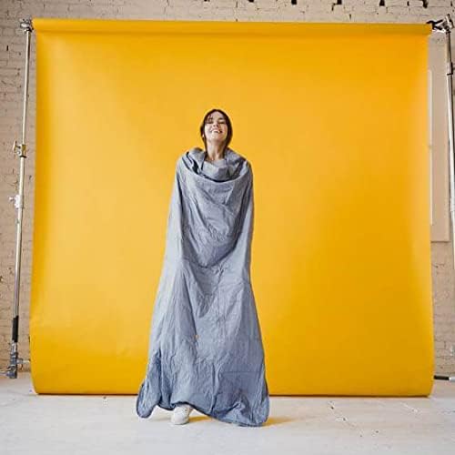 Gravel Layover Ultra-Compact Packable Down Blanket for Travel & Camping - Lightweight, Warm Travel Blanket Airplane, Car Blanket, Camping Blankets for Cold Weather - Includes Carrying Pouch (Gray)