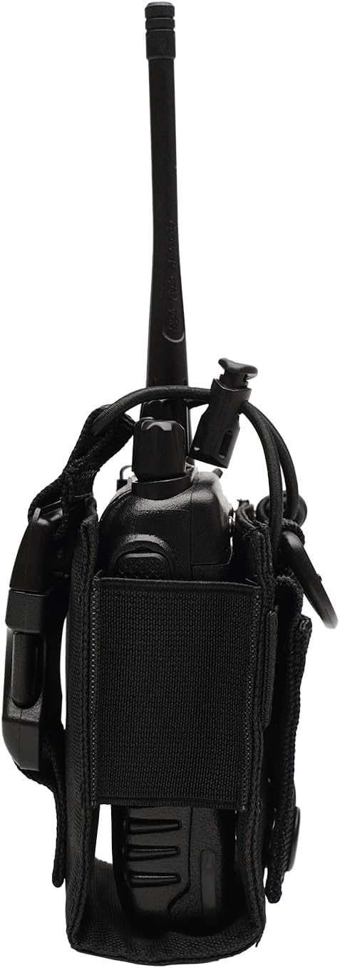 Radio Holder Duty Belt Multi-Function Radio Case Universal Radio Pouch Compatible with Motorola BaoFeng Kenwood Icom HYT Yaesu Walkie Talkie Two Way Radio 2Pack
