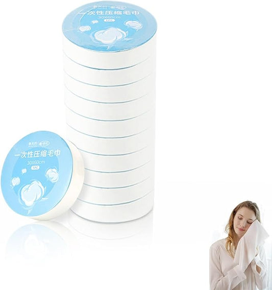 Travel Compressed Towels Disposable Face Towels for Travel Bath Towel Reusable for Hotel Camping Mountaineering Sports Hiking Beach Swimming Outdoors 12 in x 23 in