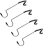 BESPORTBLE 4pcs Tent Light Camping Hanger S Shape Lamp Hanger Versatile Light Pole Hooks for Outdoor Yard Tent Travel