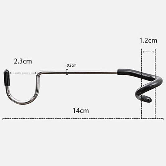 BESPORTBLE 4pcs Tent Light Camping Hanger S Shape Lamp Hanger Versatile Light Pole Hooks for Outdoor Yard Tent Travel