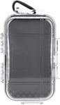 Small Waterproof Storage Case Shockproof Airtight Survival Box Storage Container Case Portable Airtight Carry Box Black Dry Storage Box