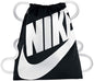 Nike Heritage Gymsack, Drawstring Backpack and Gym Bag with cinch sack closure and straps for comfort, Dark Grey/Black/Black