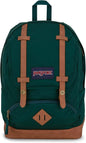 JanSport Cortlandt Laptop Backpack, Deep Juniper, 15” Laptop Sleeve-Synthetic Leather Shoulder Computer Bag with Large Compartment, Padded Straps- Rucksack for Men, Women