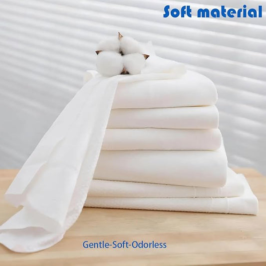 Disposable Compressed Bath Towel 55"x27" 5PCS Pack - Compact Reusable Bath Towel for Hotel Camping Sports Beach Swimming Travel - Lightweight & Absorbent