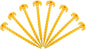 Canopy Stakes Canopy Anchors Beach Tent Stakes Heavy Duty Screw Shape 25 cm 10 inch - 8 Pack Yellow …