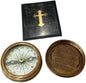 Smizzy Navigational Maritime Vintage Nautical Brass Compasses Fully Functional Titanic/Robert Frost Poem Compass/Sundial for Gift and Home Décor