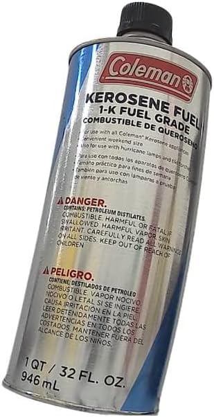 Coleman 32oz Kerosene Fuel, Perfect for Camping, Cooking, Lighting, Heating, Cleaning and Great for Stoves, Lanterns, Tiki Torches