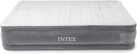 Intex Comfort Dura-Beam Airbed Internal Electric Pump Bed Height Elevated (2020 Model)